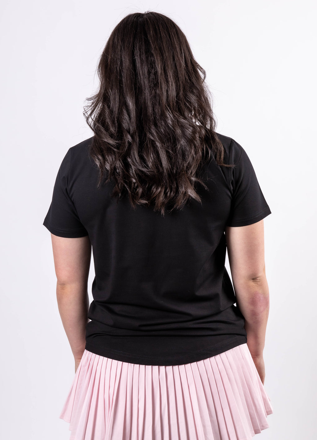 Heartbeat Black Womans T-Shirt