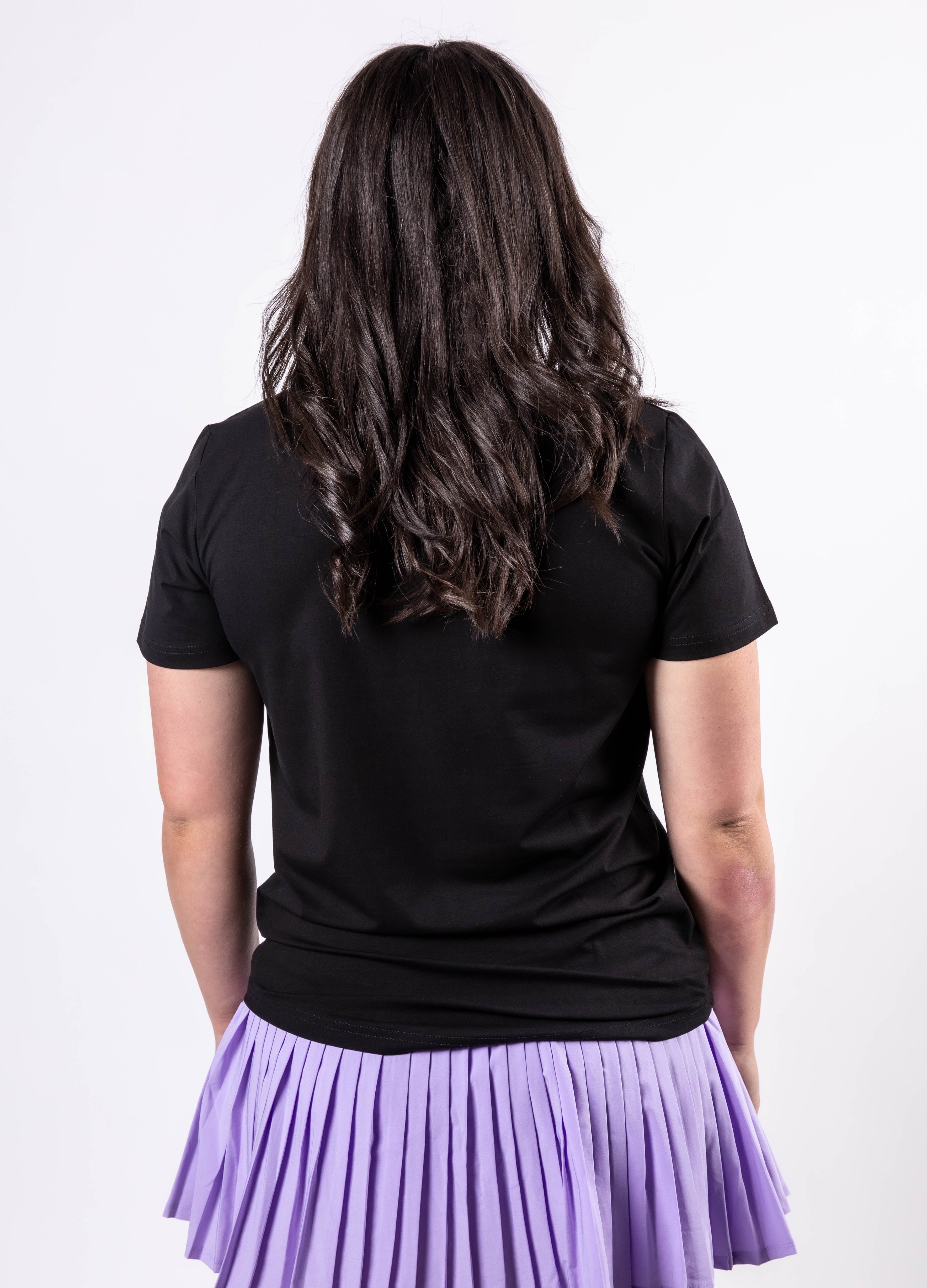 Starburst  Black Womans T-Shirt
