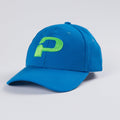 True Blue Hat with Green logo
