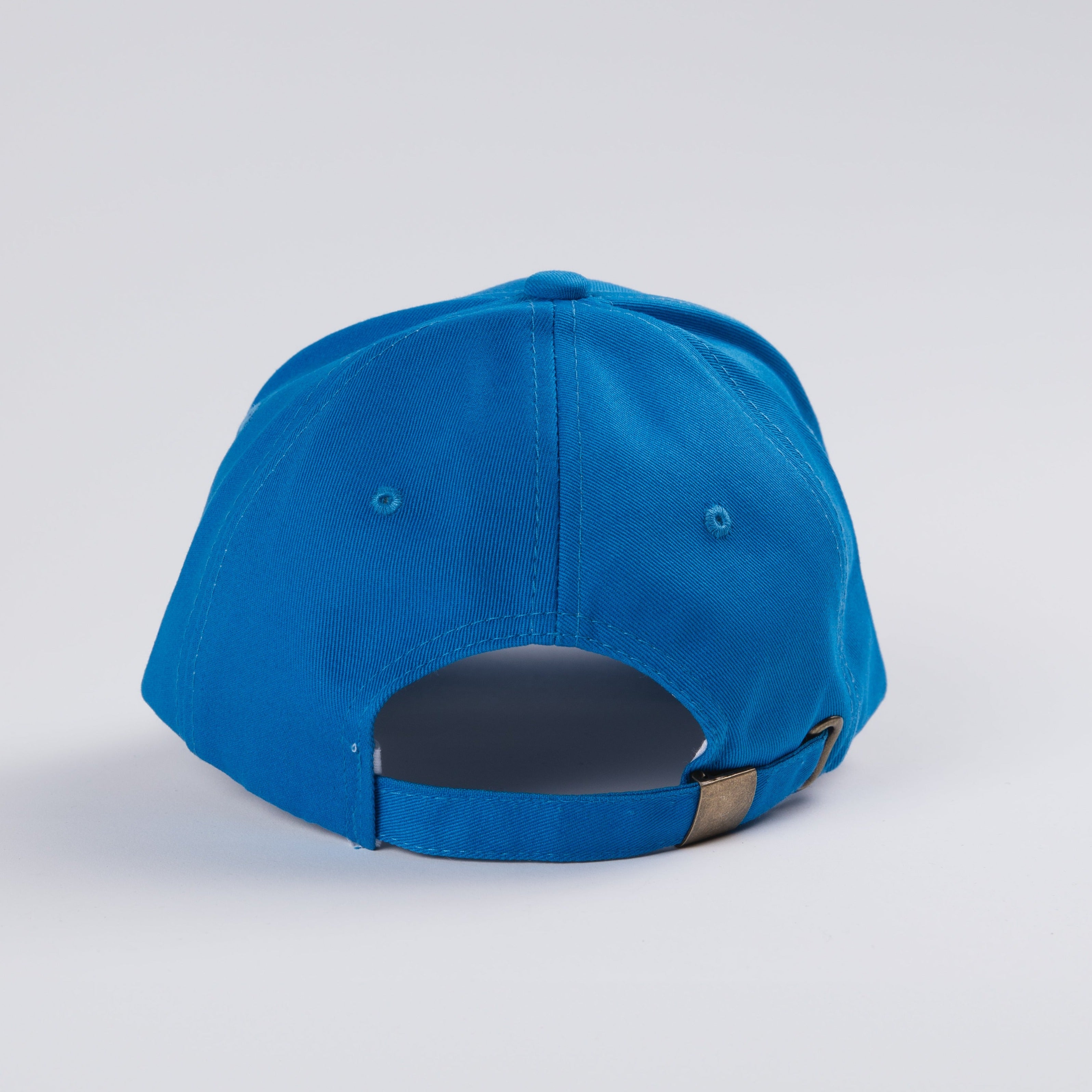 True Blue Cap with White Logo