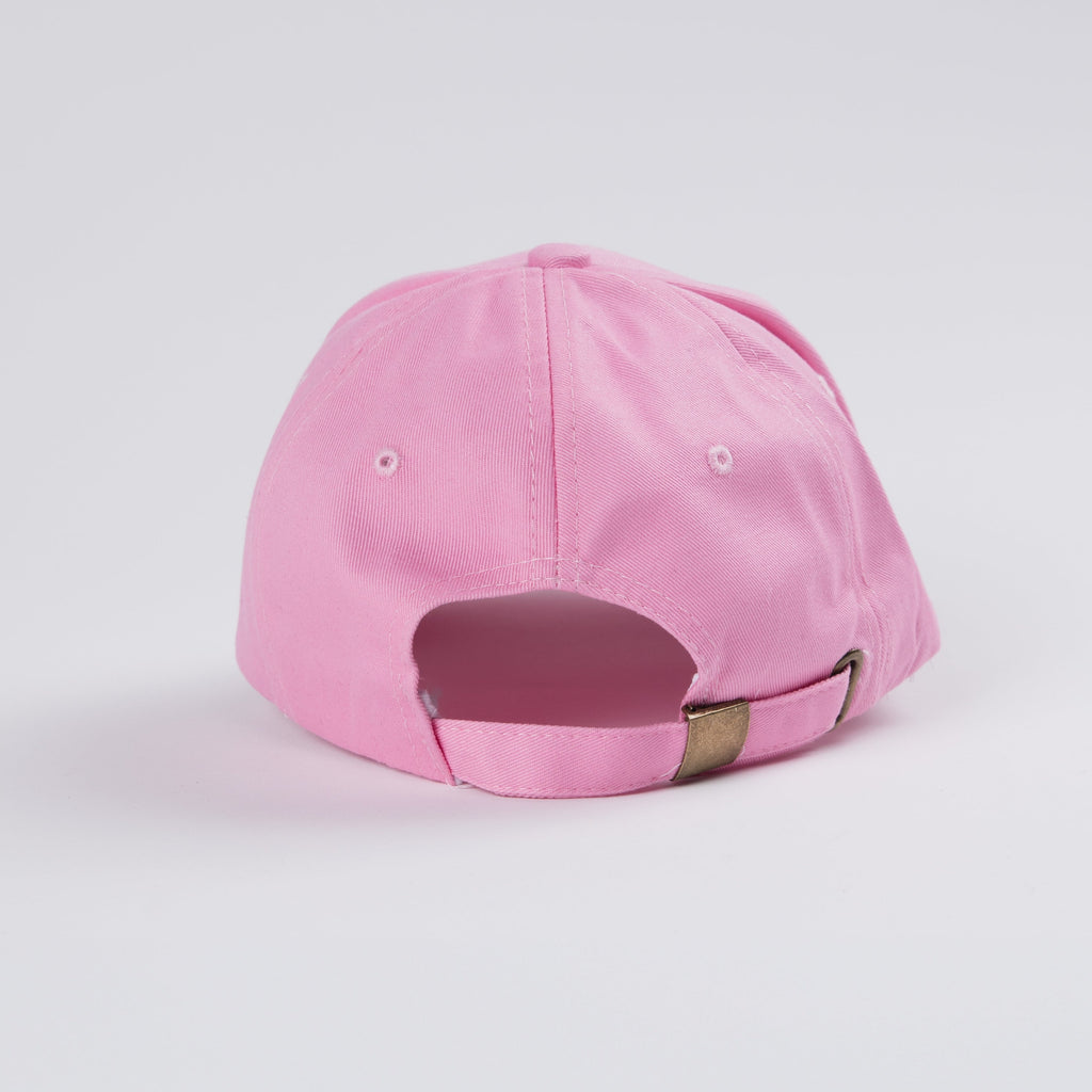 Flamingo Pink Cap with White logo