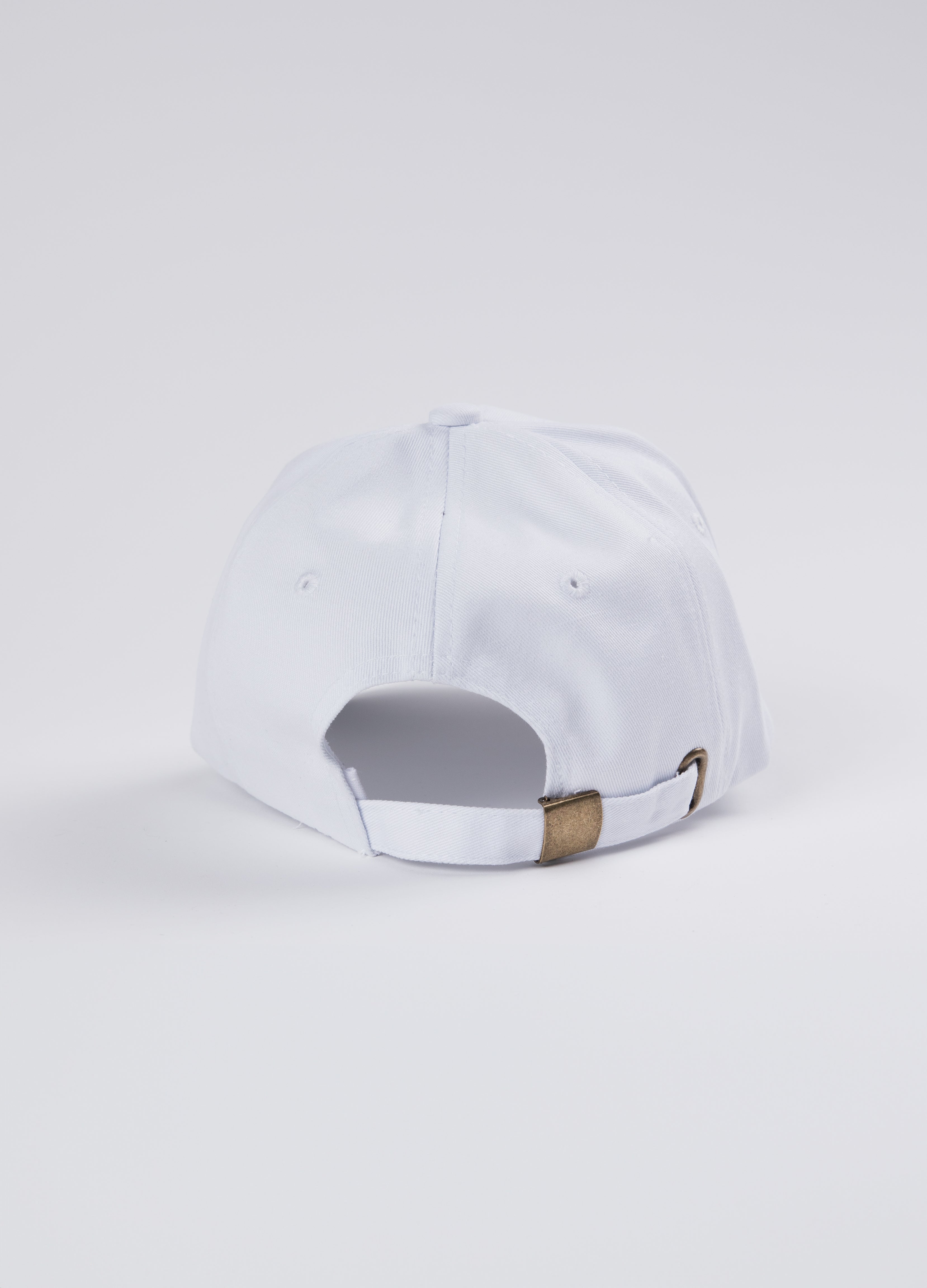 White Cap with Black logo