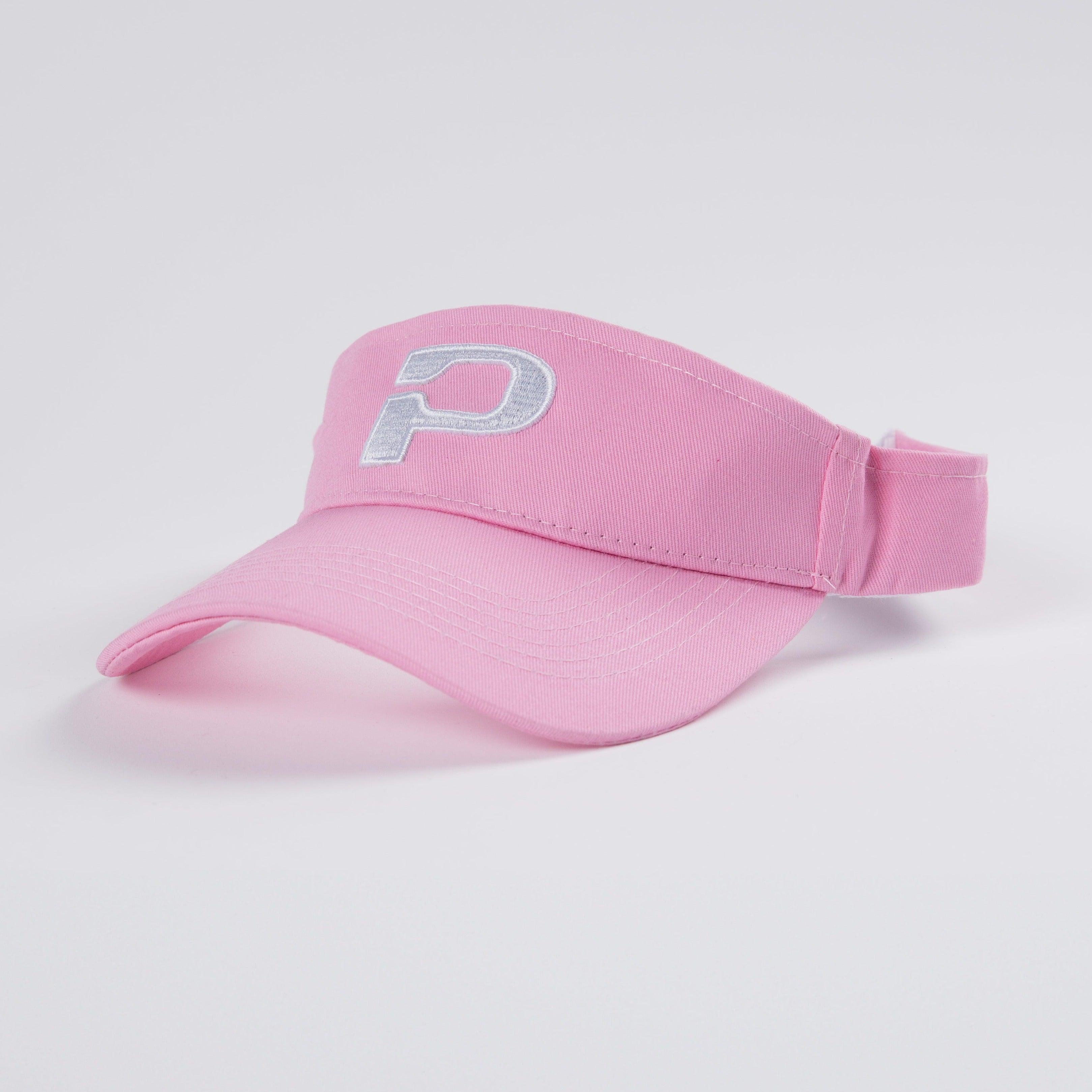 Flamingo Pink Visor with White Logo