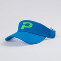 True Blue Visor with Lime Green  Logo