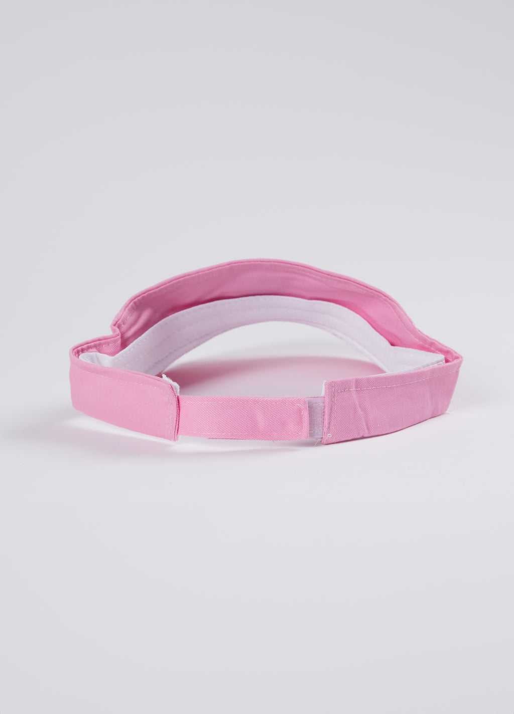 Flamingo Pink Visor with White Logo