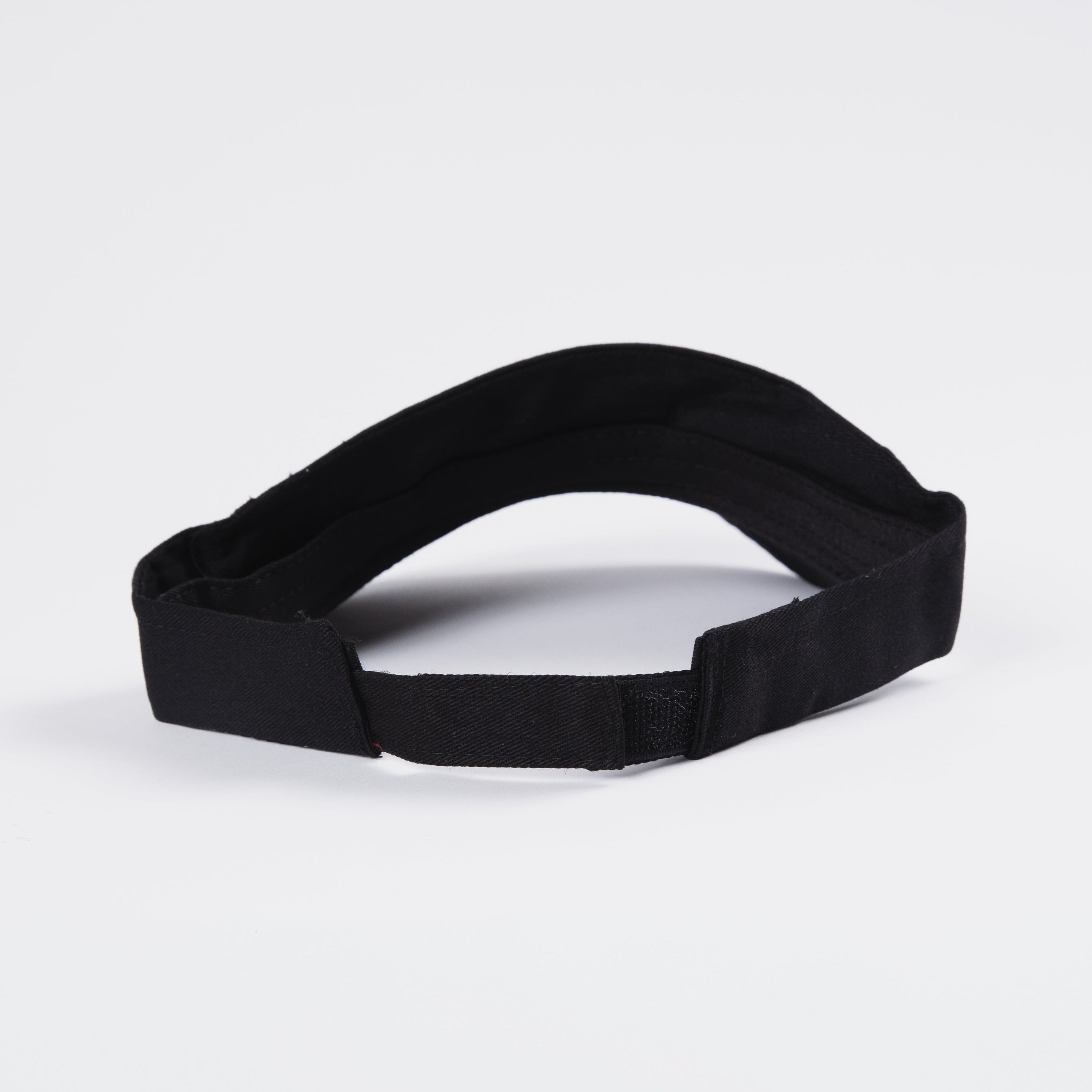 Black Visor with White Logo
