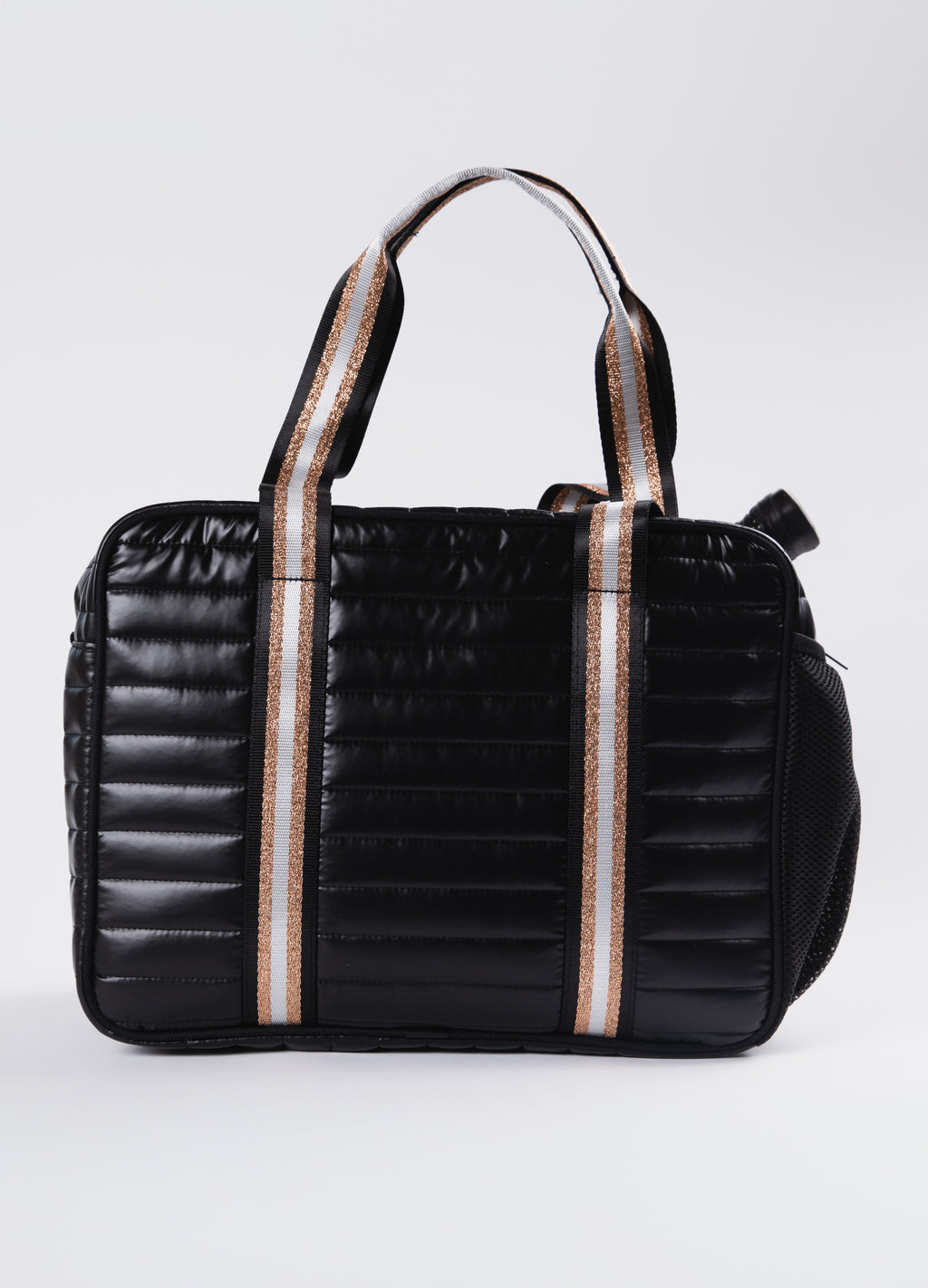 Premium Puffer Black and Gold Pickleball bag