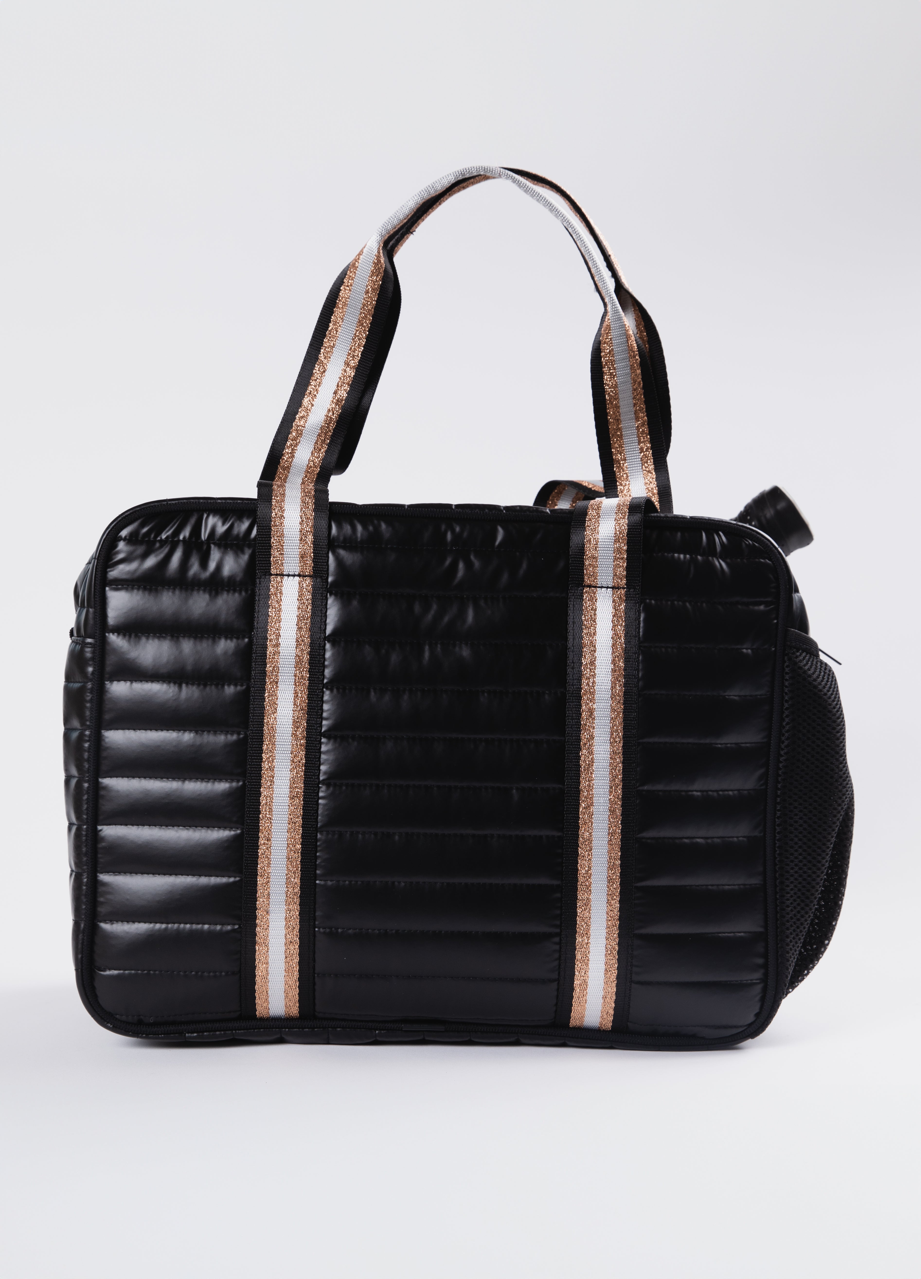 Premium Puffer Black and Gold Pickleball bag