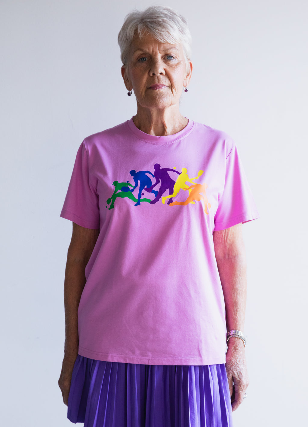 Crew neck- Pink Community T