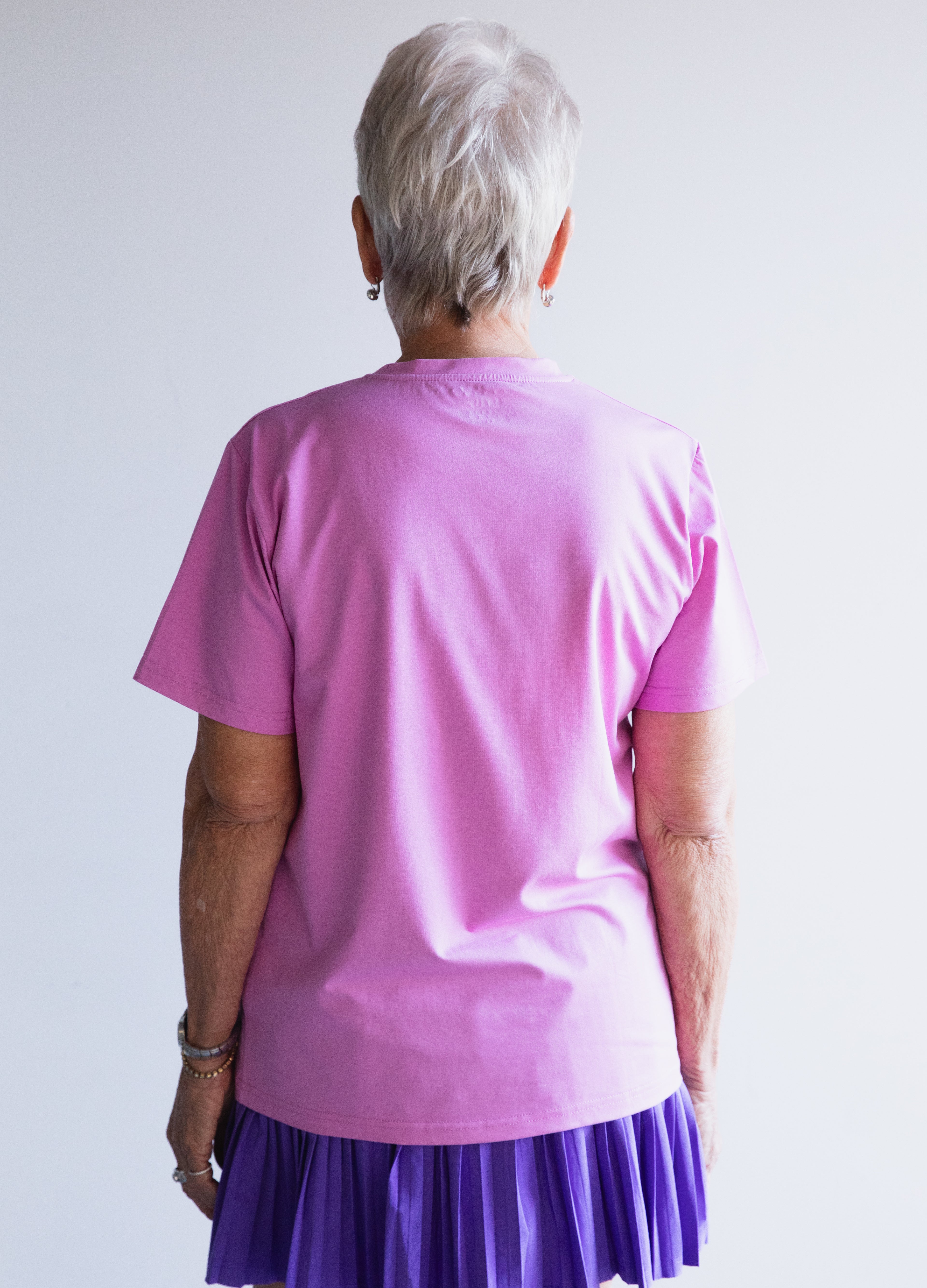 Crew neck- Pink Community T