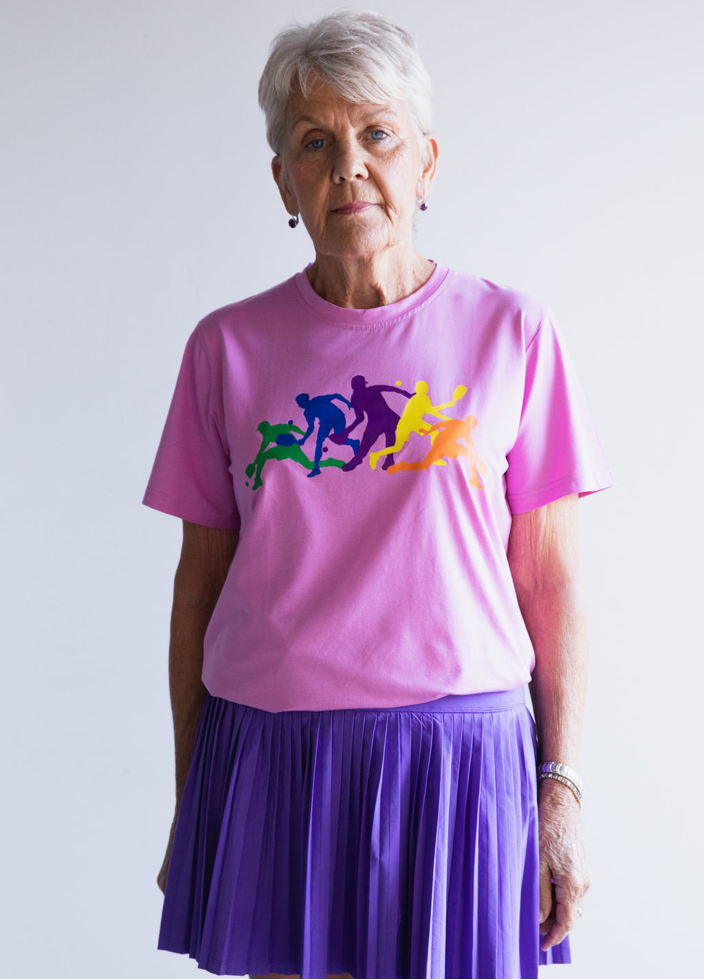 Crew neck- Pink Community T