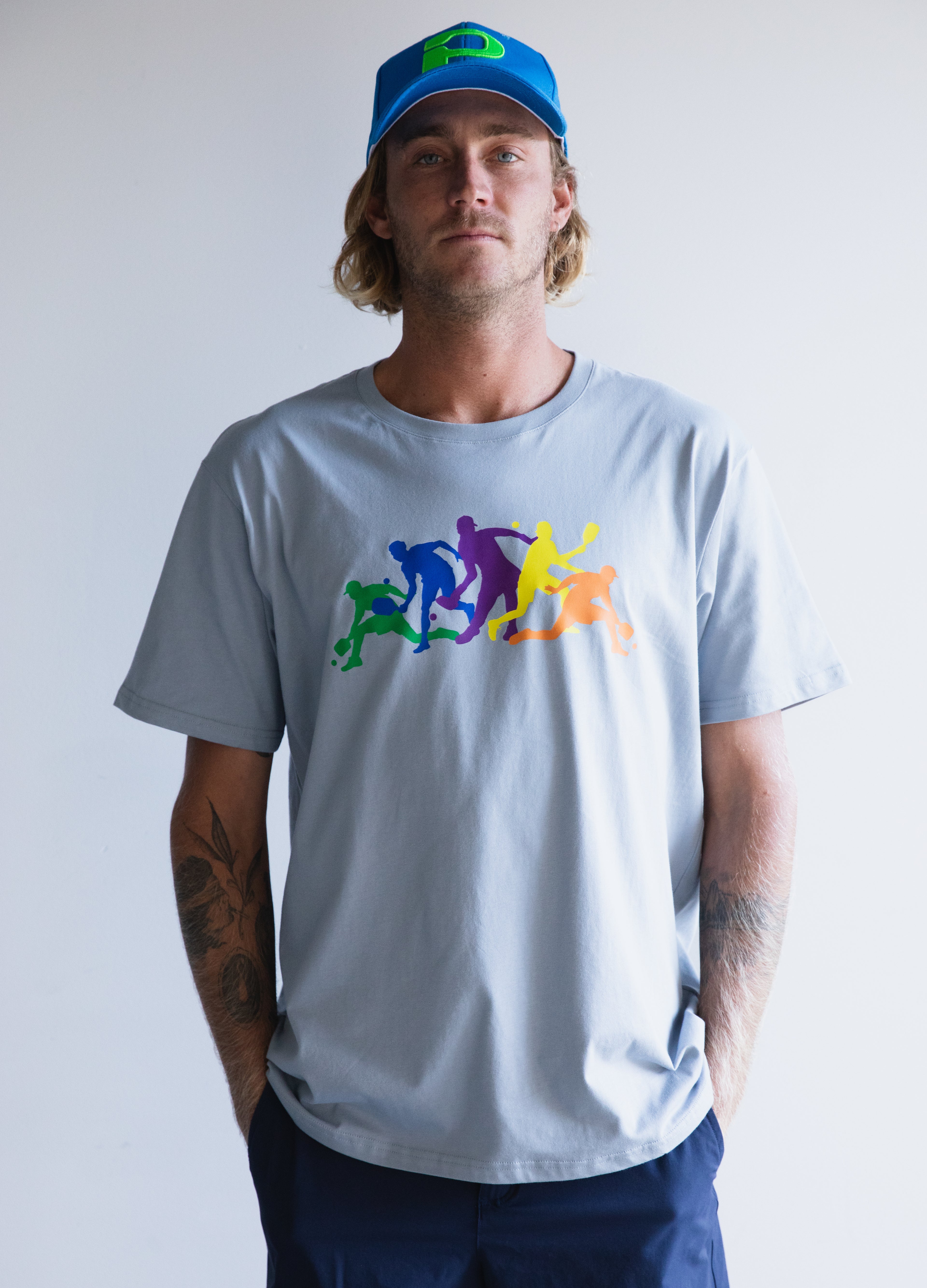 All Cotton Spectrum Smash Tee – Mist Grey