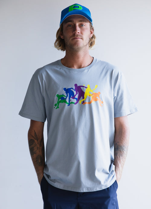 All Cotton Spectrum Smash Tee – Mist Grey