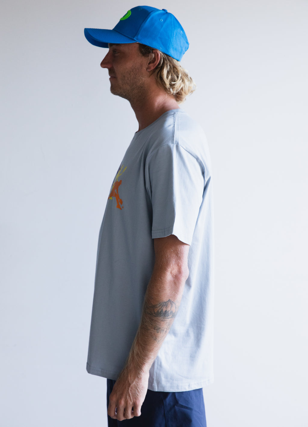 All Cotton Spectrum Smash Tee – Mist Grey