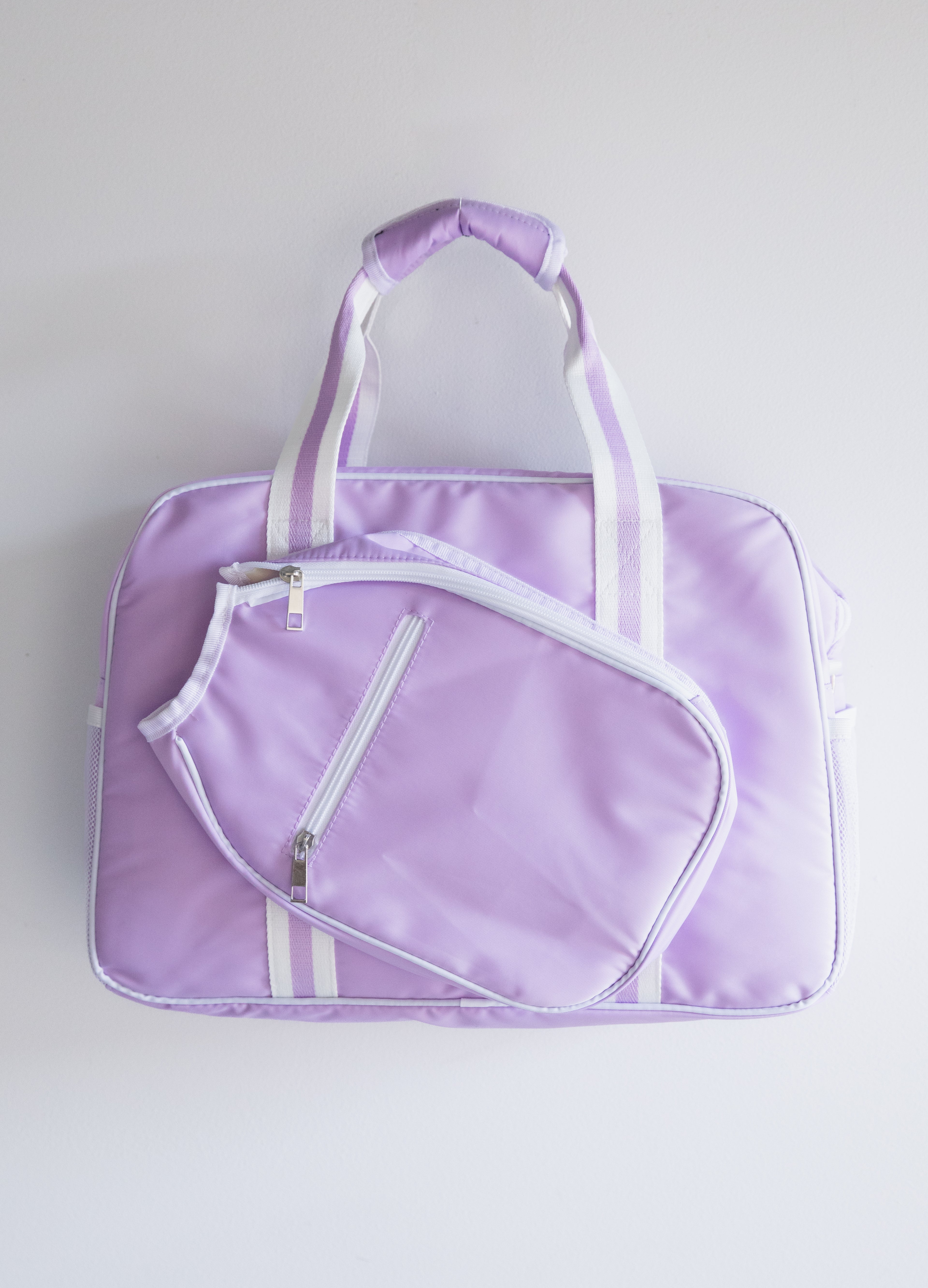 Lilac Nylon pickleball bag