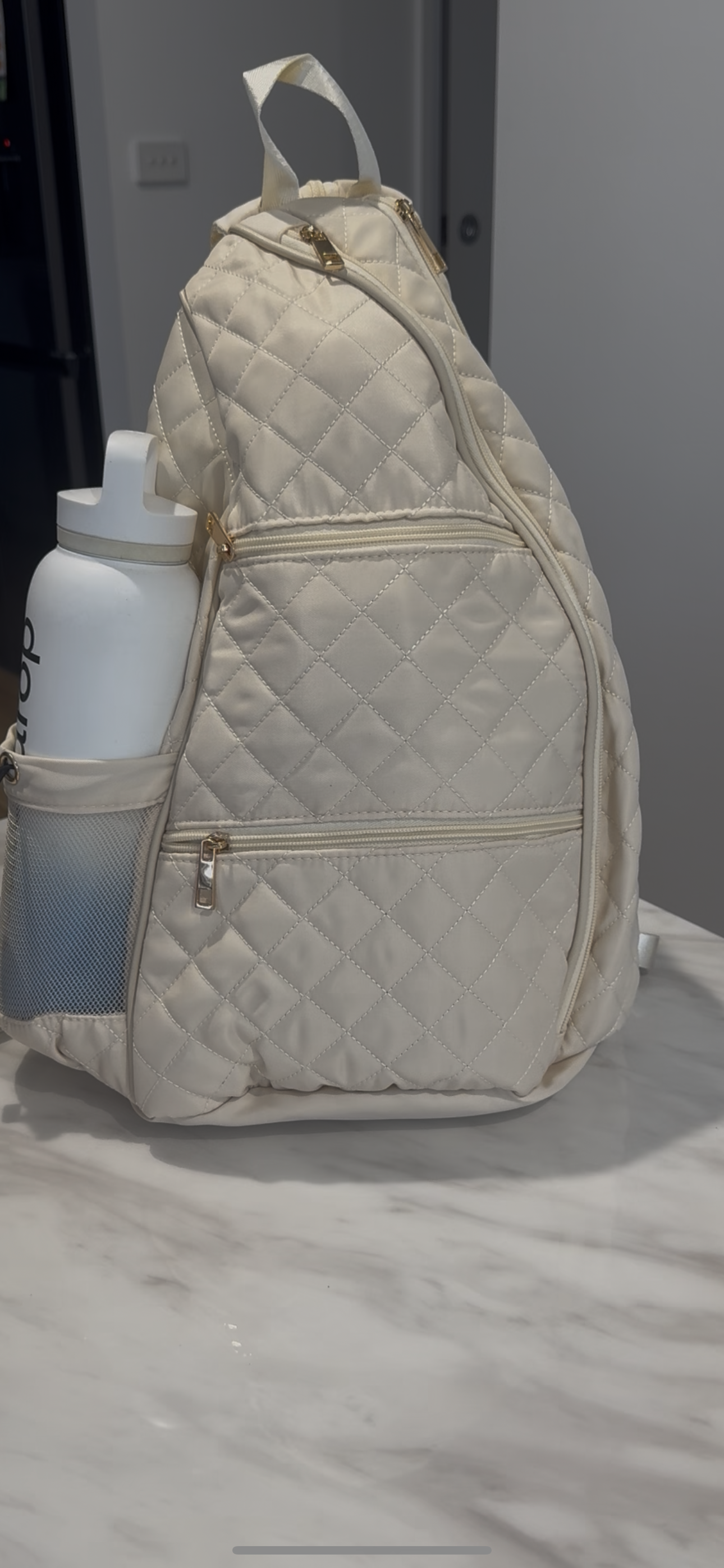 Luxury Cream versatile sling bag