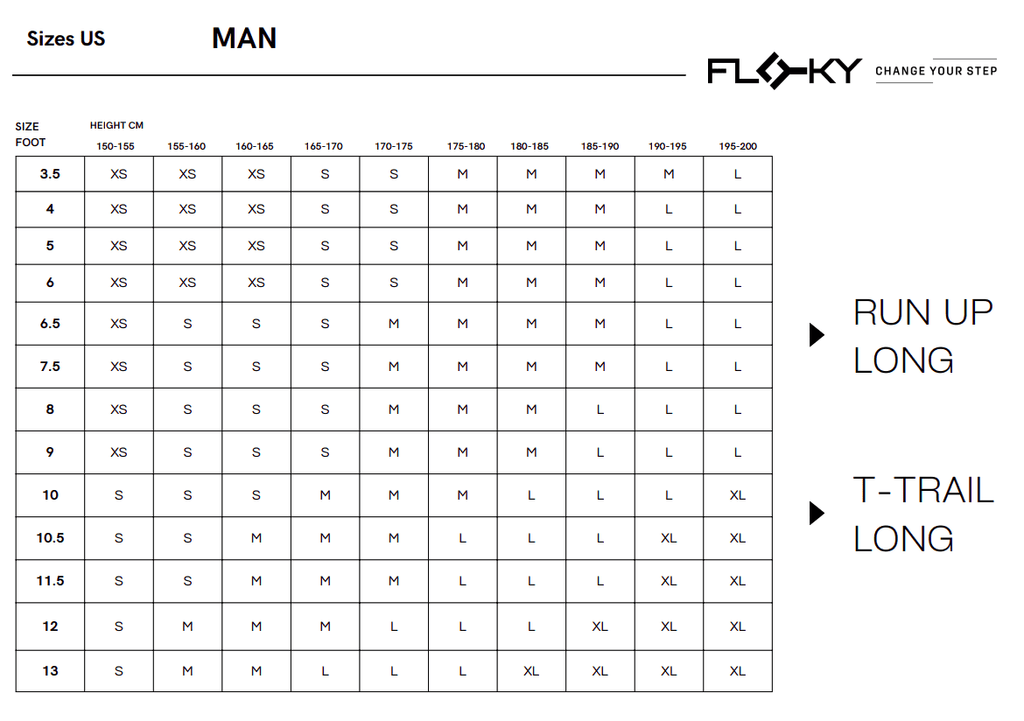 RUN UP Long Sock - Enhanced Performance & Endurance