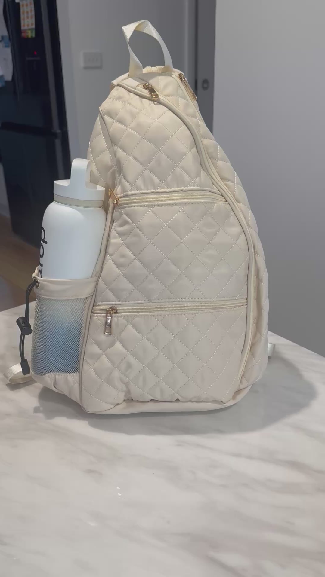 Luxury Cream versatile sling bag
